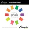 Champion Sports Deluxe Adult Mesh Pinnie, Neon Green – 12 Pack