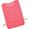 Champion Sports Deluxe Adult Mesh Pinnie, Neon Pink – 12 Pack
