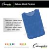 Champion Sports Deluxe Adult Mesh Pinnie, Royal Blue – 12 Pack