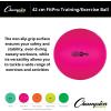 Champion Sports Exercise, Stability, Balance Ball, 42 cm, Green – Premium Quality, Pop-Resistant Gym Medicine Balls for Strength and Core Training, Rehab, Workout, Pilates, Pregnancy, Stretching