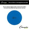 Champion Sports Exercise, Stability, Balance Ball, 52 cm, Blue – Premium Quality, Pop-Resistant Gym Medicine Balls for Strength and Core Training, Rehab, Workout, Pilates, Pregnancy, Stretching