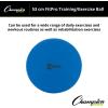 Champion Sports Exercise, Stability, Balance Ball, 52 cm, Blue – Premium Quality, Pop-Resistant Gym Medicine Balls for Strength and Core Training, Rehab, Workout, Pilates, Pregnancy, Stretching