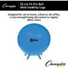 Champion Sports FitPro & Maxafe® Sitsolution Stability Balls – Balance, Core, & Strength Exercise Ball for Home, Gym, or Office Workouts – Durable, Burst-Resistant Fitness Ball(Royal Blue)