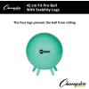Champion Sports FitPro & Maxafe® Sitsolution Stability Balls – Balance, Core, & Strength Exercise Ball for Home, Gym, or Office Workouts – Durable, Burst-Resistant Fitness Ball(Green)