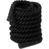 Champion Sports Heavy Training Rope: Rhino Poly Strength & Conditioning Heavy Gym Battle Ropes – Cardio, Cross Training, Weight Training & Crossfit(1.5″ x 50′)