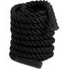 Champion Sports Heavy Training Rope: Rhino Poly Strength & Conditioning Heavy Gym Battle Ropes – Cardio, Cross Training, Weight Training & Crossfit(1.5″ x 30′)
