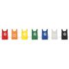 Champion Sports Heavyweight Numbered Nylon Pinnie, Blue (Pack of 12)