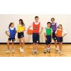 Champion Sports Heavyweight Numbered Nylon Pinnie, Green (Pack of 12)