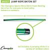 Champion Sports Kids Jump Rope: Set of 6 Jumping Ropes and Sticks for Fitness