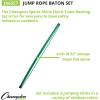 Champion Sports Kids Jump Rope: Set of 6 Jumping Ropes and Sticks for Fitness