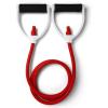Champion Sports Resistance Tube Bands for Men and Women, Durable Stretch Fitness Band for Strength Training, Stretching, Rehabilitation – Premium Home Workout Equipment – 60 Lbs Resistance Tubing-Red