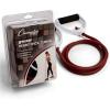 Champion Sports Resistance Tube Bands for Men and Women, Durable Stretch Fitness Band for Strength Training, Stretching, Rehabilitation- Premium Home Workout Equipment- 40 Lbs Resistance Tubing-Maroon