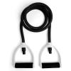 Champion Sports Resistance Tube Bands for Men and Women, Durable Stretch Fitness Band for Strength Training, Stretching, Rehabilitation- Premium Home Workout Equipment- 100 Lbs Resistance Tubing-Black