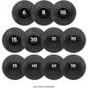Champion Sports Rhino Fitness Slam Ball – Sand-Filled, Bounce-Resistant Ball for Strength & Conditioning, 6–50 lb(10 Pound)