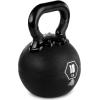 Champion Sports Rhino Kettlebell Rubber Weights, Black – Premium Strength Training Equipment – Multiple Weights(18 Pounds)