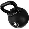 Champion Sports Rhino Kettlebell Rubber Weights, Black – Premium Strength Training Equipment – Multiple Weights(18 Pounds)