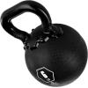 Champion Sports Rhino Kettlebell Rubber Weights, Black – Premium Strength Training Equipment – Multiple Weights(6 Pounds)