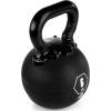 Champion Sports Rhino Kettlebell Rubber Weights, Black – Premium Strength Training Equipment – Multiple Weights(6 Pounds)