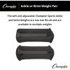 Champion Sports Soft Adjustable Ankle and Wrist Weights(2 lbs.)
