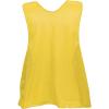 Champion Sports Solid Mesh Adult Practice Vest, Yellow (Pack of 12)