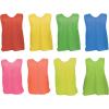 Champion Sports Solid Mesh Youth Practice Vest, Blue (Pack of 12)
