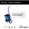 Champion Sports Steel Dry Line Markers – 10 lb – 85 lb Hopper Capacity, Field Marking Equipment for Sports & Athletic Fields(Economy Dry Line Marker (25 LB Capacity))