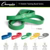 Champion Sports Stretch Training Bands – Resistance Bands for Strength, Stretching & Rehab Exercises(YELLOW)