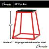 Champion Sports Welded Steel Plyo Box – 24″ H