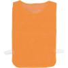 Champion Sports Deluxe Adult Mesh Pinnie, Orange – 12 Pack