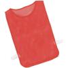 Champion Sports Deluxe Adult Mesh Pinnie, Red – 12 Pack