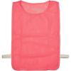 Champion Sports Deluxe Youth Mesh Pinnie, Neon Pink – 12 Pack