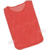 Champion Sports Deluxe Youth Mesh Pinnie, Red – 12 Pack