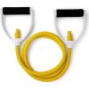 Champion Sports Resistance Tube Bands for Men and Women, 10 lbs – 100 lbs Resistance – Durable Stretch Fitness Band for Strength Training, Stretching, Rehabilitation – Premium Home Workout Equipment(YELLOW)