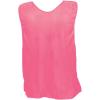 Champion Sports Solid Mesh Adult Practice Vest, Neon Pink (Pack of 12)