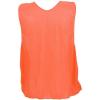 Champion Sports Solid Mesh Youth Practice Vest, Neon Orange (Pack of 12)