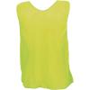 Champion Sports Solid Mesh Youth Practice Vest, Neon Yellow (Pack of 12)