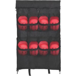 Champion Sports Baseball/Softball Equipment Bags – Bat & Helmet Bags, Hanging Dugout Organizers, Travel Caddies & Backpacks, Multiple Styles for Teams, Coaches & Players(8 Helmets – Hanging Helmet Bag (32″))