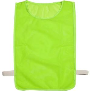 Champion Sports Deluxe Youth Mesh Pinnie, Neon Green – 12 Pack