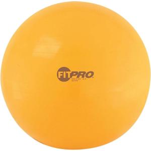 Champion Sports Exercise, Stability, Balance Ball, 75 cm, Yellow – Premium Quality, Pop-Resistant Gym Medicine Balls for Strength and Core Training, Rehab, Workout, Pilates, Pregnancy, Stretching