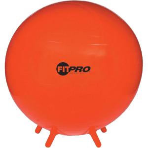Champion Sports FitPro & Maxafe® Sitsolution Stability Balls – Balance, Core, & Strength Exercise Ball for Home, Gym, or Office Workouts – Durable, Burst-Resistant Fitness Ball(Red)