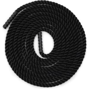 Champion Sports Heavy Training Rope: Rhino Poly Strength & Conditioning Heavy Gym Battle Ropes – Cardio, Cross Training, Weight Training & Crossfit(1.5″ x 40′)