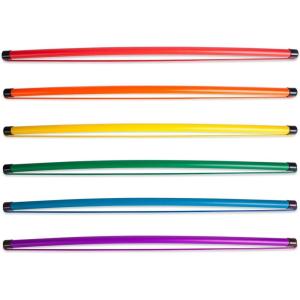 Champion Sports Kids Jump Rope: Set of 6 Jumping Ropes and Sticks for Fitness