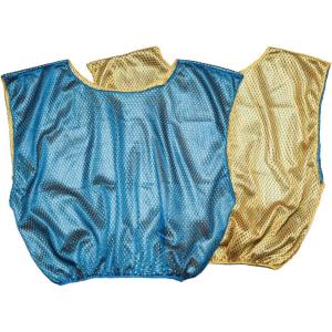 Champion Sports Reversible Mesh Adult Scrimmage Vest, Blue/Yellow