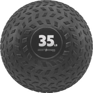 Champion Sports Rhino Fitness Slam Ball – Sand-Filled, Bounce-Resistant Ball for Strength & Conditioning, 6–50 lb(35 Pound)