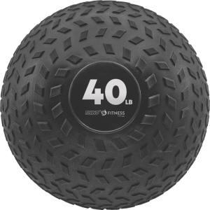 Champion Sports Rhino Fitness Slam Ball – Sand-Filled, Bounce-Resistant Ball for Strength & Conditioning, 6–50 lb(40 Pound)