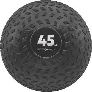 Champion Sports Rhino Fitness Slam Ball – Sand-Filled, Bounce-Resistant Ball for Strength & Conditioning, 6–50 lb(45 Pound)