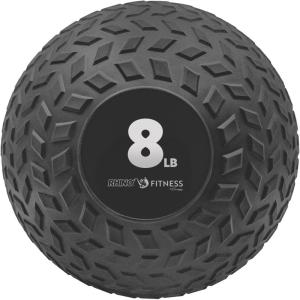 Champion Sports Rhino Fitness Slam Ball – Sand-Filled, Bounce-Resistant Ball for Strength & Conditioning, 6–50 lb(8 Pound)