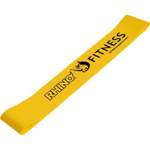Champion Sports Stretch Loop Bands for Men and Women, Light to Heavy Resistance – Durable Fitness Band for Strength Training, Stretching, Rehabilitation – Premium Home Workout Equipment(YELLOW)