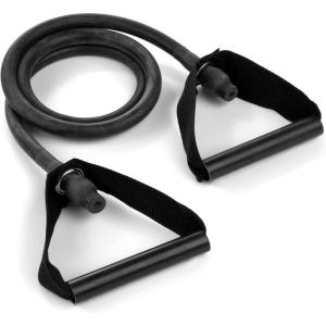 Champion Sports XP Resistance Tube Band – Extra Heavy, Black – Strength Training, Stretching, Rehab, Home Workout