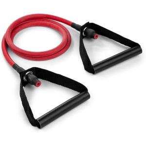Champion Sports XP Resistance Tube Band – Medium, Red – Strength Training, Stretching, Rehab, Home Workout